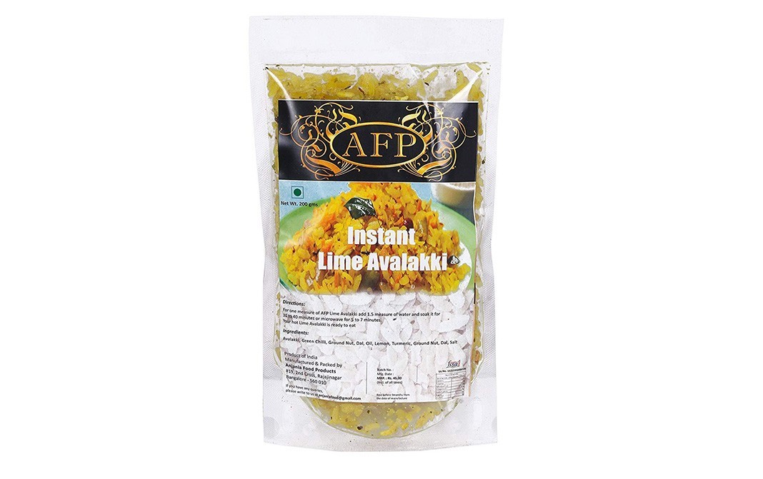 AFP Instant Lime Avalakki    Pack  200 grams
